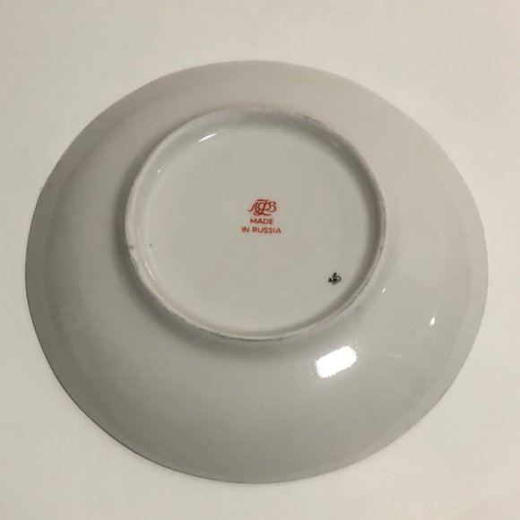 Lomonosov Tea Cup & Saucer Set Winding Twig Collection - Picture 6 of 7